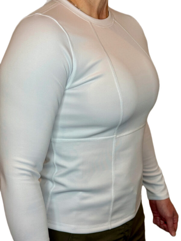 White Long-Sleeve Shirt - Image 7