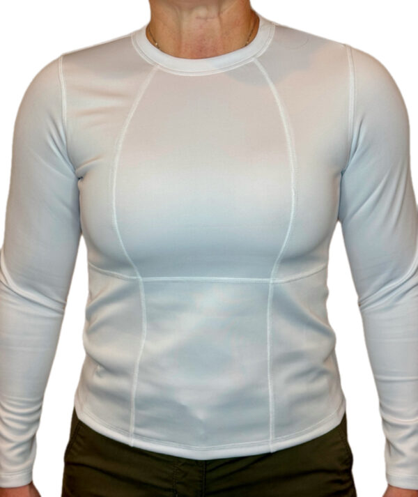 White Long-Sleeve Shirt - Image 6