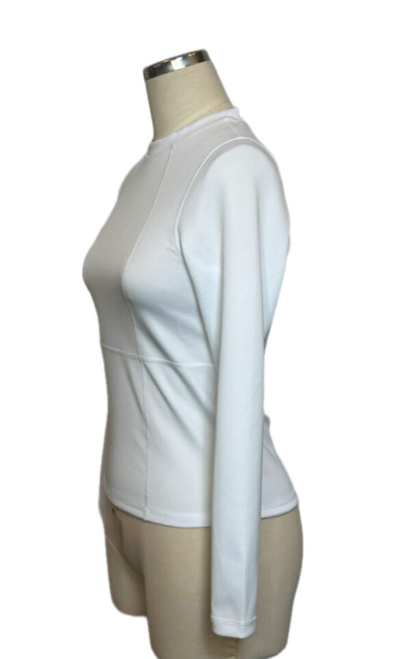 White Long-Sleeve Shirt - Image 3