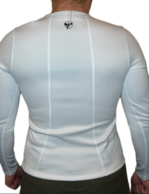 White Long-Sleeve Shirt - Image 8